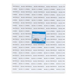 Blick Studio Cotton Canvas Panels - 11" x 14", Pkg of 5 (back of a single panel)