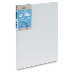 Blick Studio Cotton Canvas Panels - 8'' x 10'', Pkg of 5