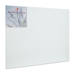 Fredrix Archival Watercolor Canvas Board - 16'' x 20'' (Angled view)