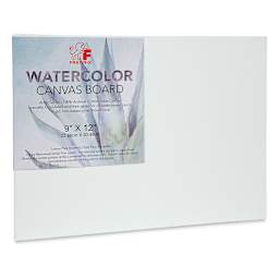 Fredrix Archival Watercolor Canvas Board - 9'' x 12''
