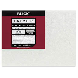 Front of a Blick Heavyweight Cotton Archival Panel - 9" x 12"