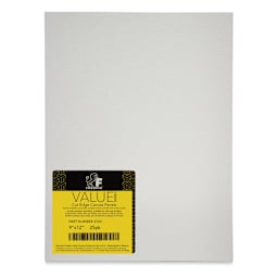 Fredrix Cut Edge Canvas Panels - 9" x 12", White, Pkg of 25