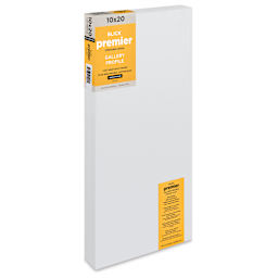 Blick Premier Stretched Cotton Canvas - Gallery Profile, Back-Stapled, 10" x 20"