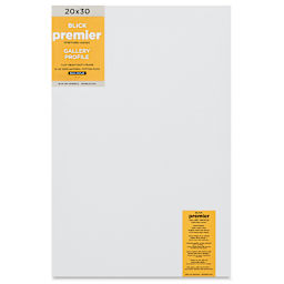 Blick Premier Stretched Cotton Canvas - Gallery Profile, Back-Stapled, 20" x 30"