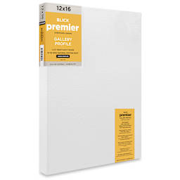 Blick Premier Stretched Cotton Canvas - Gallery Profile, Back-Stapled, 12" x 16"