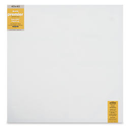 Blick Premier Stretched Cotton Canvas - Gallery Profile, Back-Stapled, 40" x 40" front