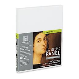Ampersand Value Series Artist Panel - Smooth, 8" x 10", 7/8" Cradle