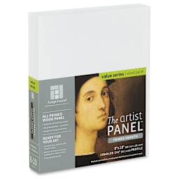 Ampersand Value Series Artist Panel - Smooth, 8" x 10", 1-1/2" Cradle
