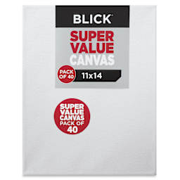 Blick Super Value Canvas Pack - 11" x 14", Pkg of 40