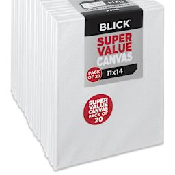 Blick Super Value Canvas Pack - 11" x 14", Pkg of 20 side view