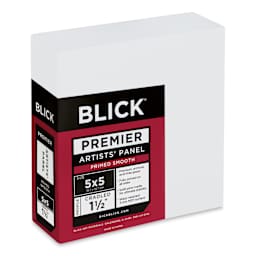 Blick Premier Artists' Panel - Gallery Cradle, 1-1/2", 5" x 5" side view