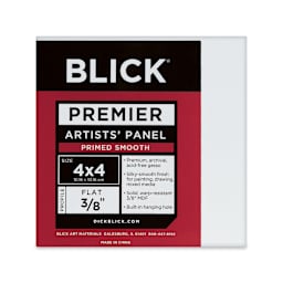 Blick Premier Artists' Panel - Flat, 3/8", 4" x 4"