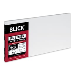 Blick Premier Artists' Panel - Flat, 3/8", 6" x 12" side view