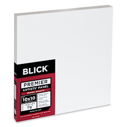 Blick Premier Artists' Panel - Traditional Cradle, 7/8", 10" x 10" side view