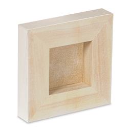 Blick Premier Artists' Panel - Traditional Cradle, 7/8", 4" x 4" back side view