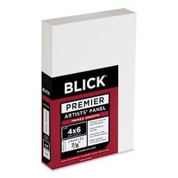 Blick Premier Artists' Panel - Traditional Cradle, 7/8", 4" x 6" side view