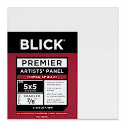 Blick Premier Artists' Panel - Traditional Cradle, 7/8", 5" x 5"