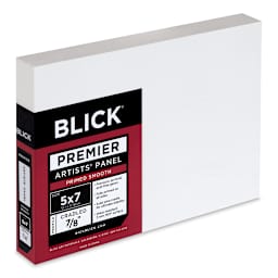 Blick Premier Artists' Panel - Traditional Cradle, 7/8", 5" x 7" side view