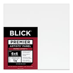 Blick Premier Artists' Panel - Traditional Cradle, 7/8", 6" x 6"