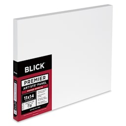 Blick Premier Artists' Panel - Traditional Cradle, 7/8", 11" x 14" side view