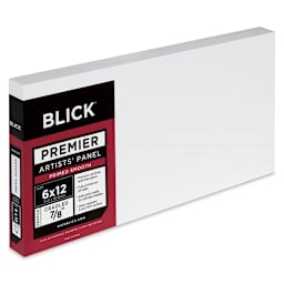 Blick Premier Artists' Panel - Traditional Cradle, 7/8", 6" x 12" side view