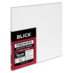 Blick Premier Artists' Panel - Traditional Cradle, 7/8", 16" x 16" side view