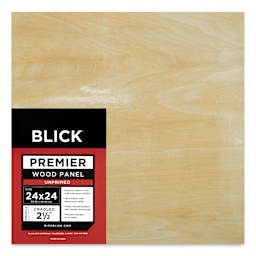 Blick Premier Wood Panel - 24" x 24", 2-1/2" Extra Deep Profile, Cradled