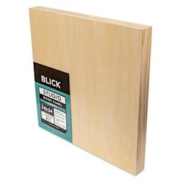 Blick Studio Artists' Wood Panel - Extra Deep Cradle Panel, 24" x 24", 2-1/2" Cradle profile