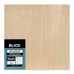 Blick Studio Artists' Wood Panels - Extra Deep Cradle Panel, 30" x 30", 2-1/2" Cradle (Front)