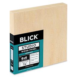 Blick Studio Artists' Wood Panel - Flat Cradle, 6" x 6", 7/8" Cradle