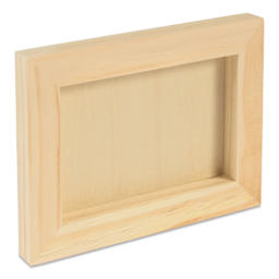 Blick Studio Artists' Wood Panel - Flat Cradle, 6" x 8", 7/8" Cradle, back