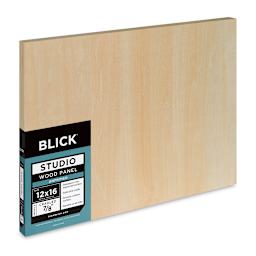 Blick Studio Artists' Wood Panel - Flat Cradle, 12" x 16", 7/8" Cradle