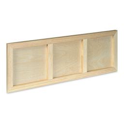 Blick Studio Artists' Wood Panel - Flat Cradle, 12" x 36", 7/8" Cradle (Back)