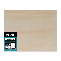 Blick Studio Artists' Wood Panel - Flat Cradle, 14" x 18", 7/8" Cradle (Front)