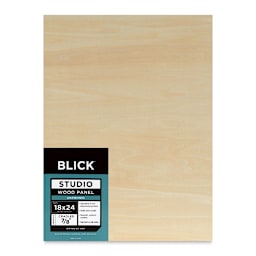 Blick Studio Artists' Wood Panel - Flat Cradle, 18" x 24", 7/8" Cradle (Front)