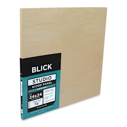 Blick Studio Artists' Wood Panel - Flat Cradle, 24" x 24", 7/8" Cradle