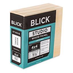 Blick Studio Artists' Wood Panel - Gallery Cradle, 4" x 4", 1-1/2" Cradle
