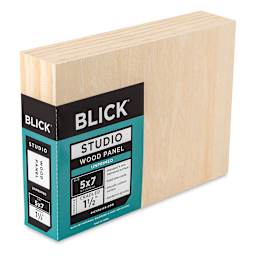 Blick Studio Artists' Wood Panel - Gallery Cradle, 5" x 7", 1-1/2" Cradle