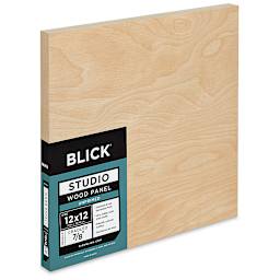 Blick Studio Artists' Wood Panels - Gallery Cradle, 12" x 12", 1-1/2" Cradle
