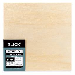 Blick Studio Artists' Wood Panels - Gallery Cradle, 14" x 14", 1-1/2" Cradle (Front)