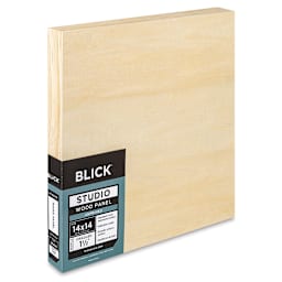 Blick Studio Artists' Wood Panels - Gallery Cradle, 14" x 14", 1-1/2" Cradle