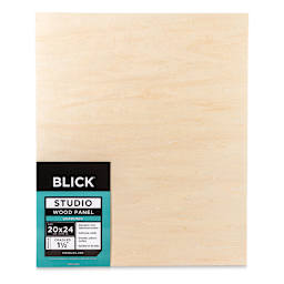 Blick Studio Artists' Wood Panels - Gallery Cradle, 20" x 24", 1-1/2" Cradle (Front)