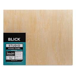 Blick Studio Artists' Wood Panels - Gallery Cradle, 24" x 30", 1-1/2" Cradle (Front )