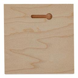 American Easel Maple Panel - 4" x 4", 1/2" Profile, Keyhole back