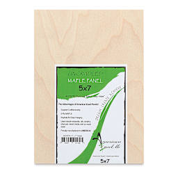 American Easel Maple Panel - 5" x 7", 1/2" Profile, Keyhole
