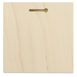 American Easel Maple Panels - Back of Panel showing Keyhole for display