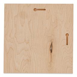 American Easel Maple Panel - 8" x 8", 1/2" Profile, Keyhole back