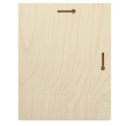 American Easel Maple Panels - Back of Panel showing two Keyholes for display
