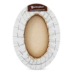 Masterpiece Pro Stretched Oval Canvas - 5" x 7", 3/4" Profile back