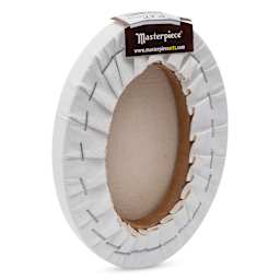 Masterpiece Pro Stretched Oval Canvas - 5" x 7", 3/4" Profile back side view